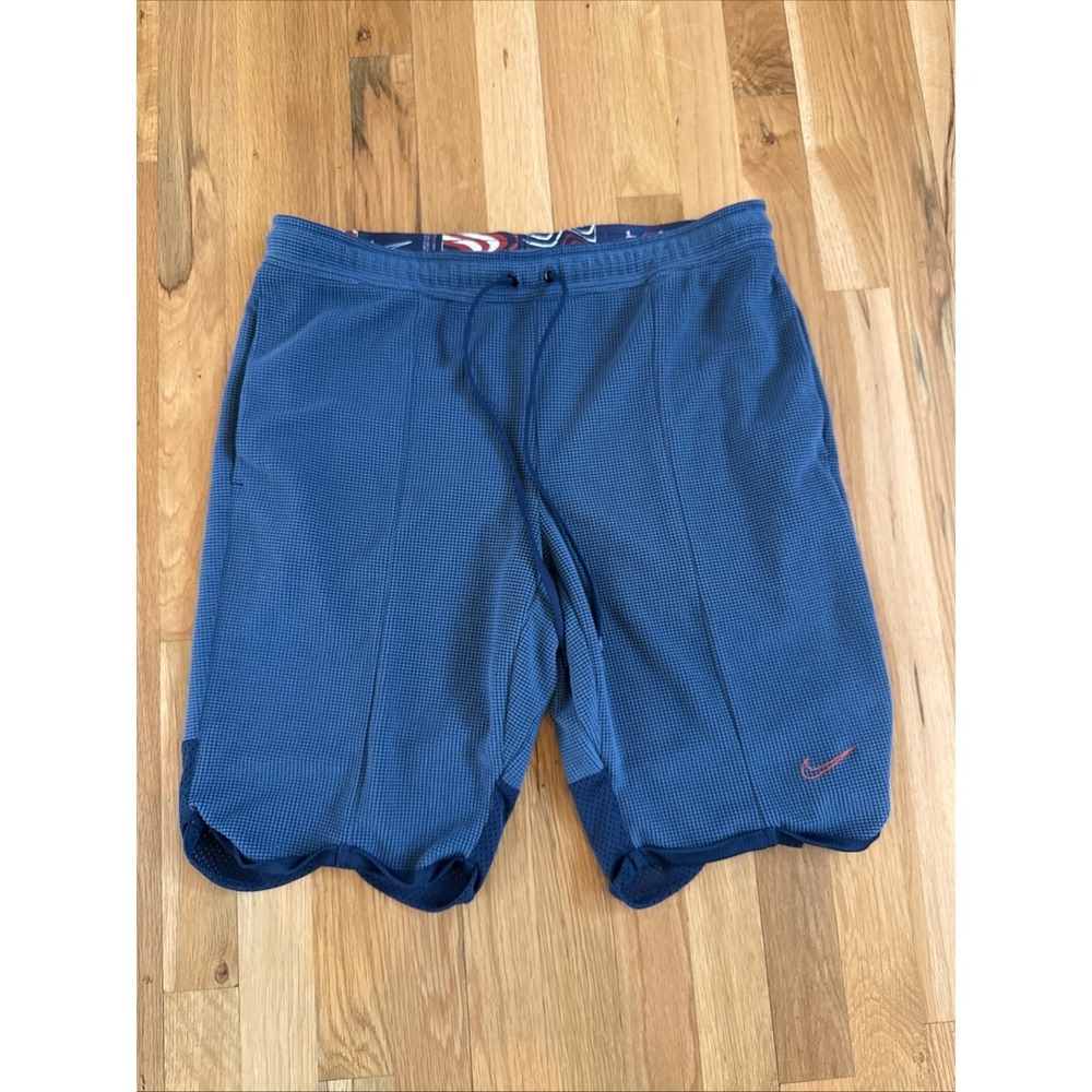 Nike Dri-FIT‎ Training Shorts Mens XL Blue Standard Fit Athletic Gym Workout